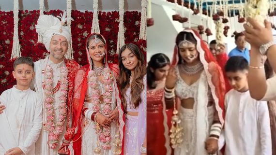 Watch: Dalljiet Kaur’s Son Jaydon Walks Her Down The Aisle As She Marries Nikhil Patel