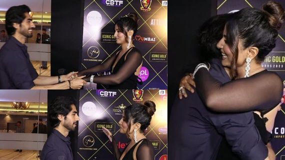 Iconic Gold Awards 2023: Yeh Rishta's Harshad Chopda Meets OG Akshara Aka Hina Khan, Fans Say 'We Want A...'