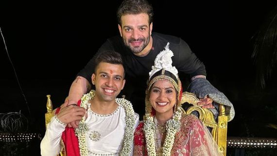 Yeh Hai Mohabbatein's Karan Patel Attends On-screen Daughter-in-law Krishna Mukherjee's Wedding- PIC INSIDE
