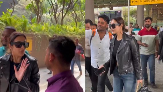 WATCH: Malaika Arora SHOCKED As Fans Mob Her For Selfies At Airport; Netizens Call It ‘Obnoxious’