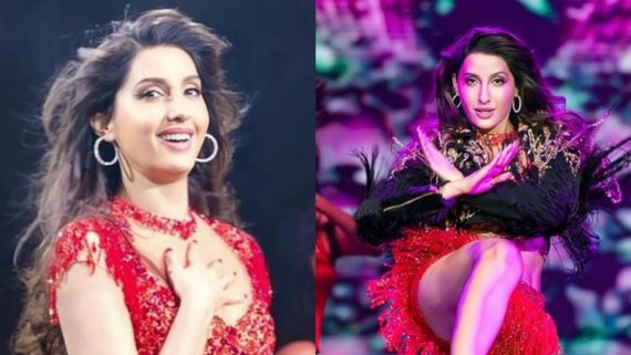 Fans Call Nora Fatehi ‘PATAKA' As She Burns Instagram With Fiery Pics In Shimmery Mini Dress From US Tour
