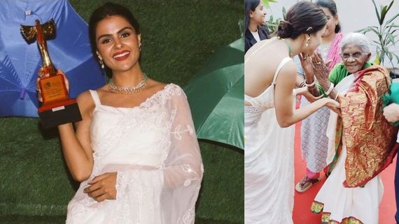 Priyanka Choudhary Touches 110-Year-Old Saalumarada Thimmakka's Feet, Takes Blessings; Fans Says 'She's So...'