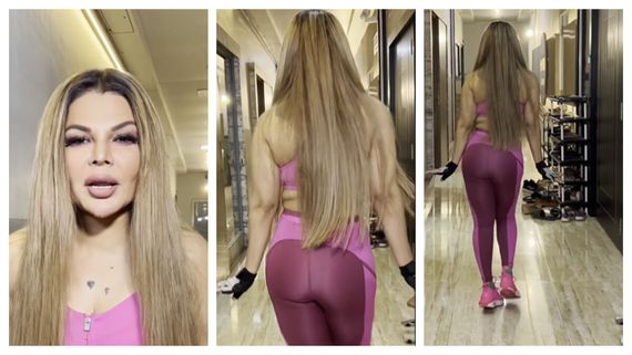 Bakwas Uski Jaise Fitness Nahi Hai Teri: Rakhi Sawant BRUTALLY TROLLED For Mimicking Malaika Arora’s Walk