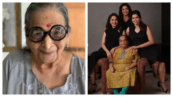 Immense Source Of Encouragement: When Madhuri Dixit Credited Her Mother, Snehalata Dixit For Her B’wood Succes