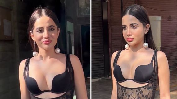 Urfi Javed Brutally Trolled For Wearing Black Sheer Outfit With Bikini, Netizens Say, ‘Adhe Kapde Shayad..'