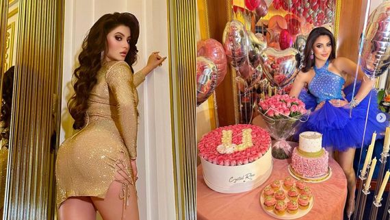 24-Carat Cupcakes, Diamond Studded Roses & More: Urvashi Rautela's Extravagant Birthday Celebration In Paris