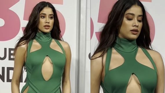 Kylie Jenner Ko Copy..: Janhvi Kapoor In SEXY Cutout Figure-Hugging BACKLESS Dress, Gets Severely TROLLED