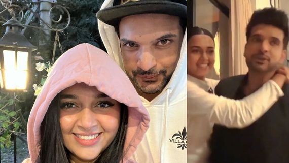 Viral Video: Karan Kundrra Holds Tejasswi Prakash In His Arms; Quips ‘Ye Bacha Kiska Gum Gaya Hai’ 