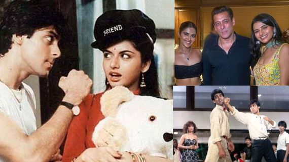 Salman Khan's Pic With ‘Maine Pyaar Kiya' Co-Stars Bhagyashree, Mohnish Bahl's Daughters Leaves Fans Nostalgic