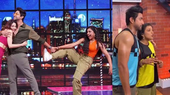 Fahmaan Holds Sumbul Close To Him In THIS Unseen BTS Video From Entertainment Ki Raat Housefull; WATCH