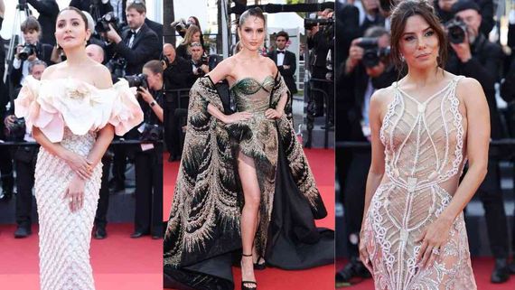 Cannes Diary Day 11: Anushka Sharma Debuts In Fishtail Gown; Eva Longoria, Andie McDowell Shine In Risque Gown