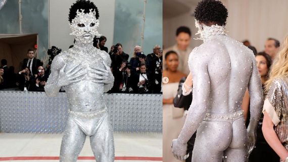 Met Gala 2023: Lil Nas X Wore A Men's Thong, Silver Paint To The Event, Netizens Exclaim ‘WHAT Is THIS'