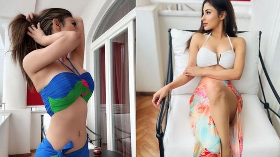 PICS: Mouni Roy Flaunts Curvaceous Bod In Bralette & Sarong From Italy Vacay, Fans Say, ‘Ufff Yeh Naagin' 