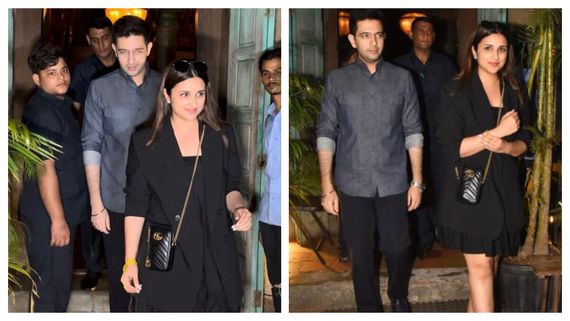 Amid Engagement Buzz, Parineeti Chopra Flaunts Fancy Ring As She Steps Out Post Dinner Date With Raghav Chadha