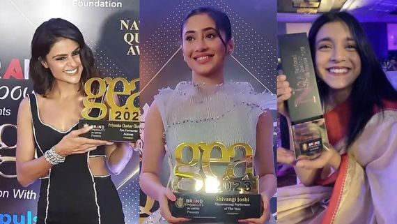 Global Excellence Awards 2023 Winners List: Priyanka Choudhary, Sumbul Touqeer & Shivangi Joshi Bag Trophies