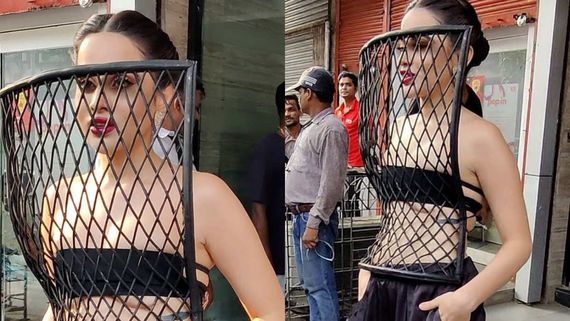 Urfi Javed’s Latest BIZARRE Metal Shield Outfit Leaves Internet In Splits; Netizens Say, ‘Iska Kuch Nahi Ho…’