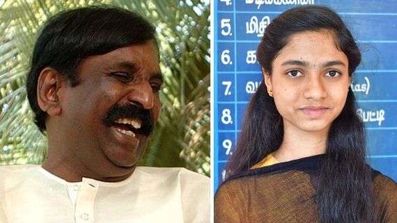 Vairamuthu Calls 12th Standard Topper Nandini As 'Sister'; Netizens Troll 'She Is Like Your Granddaughter..'