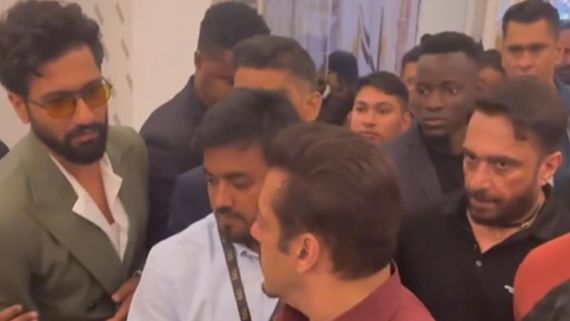 Watch Salman Khan's Guards Push Vicky Kaushal As He Tries Greeting Him; Netizen Says: Bhai Ki Rani Leke Bethe 