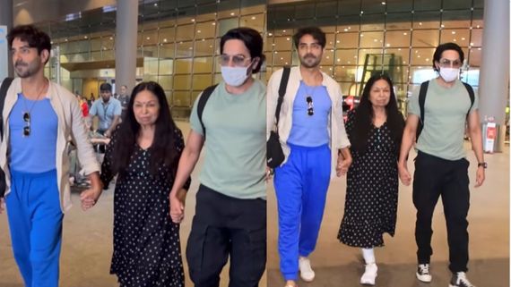 Ayushmann-Aparshakti Hold Their Mother's Hand In A Video, Makes Netizens EMOTIONAL, Hail Them As ‘Good Sons' 