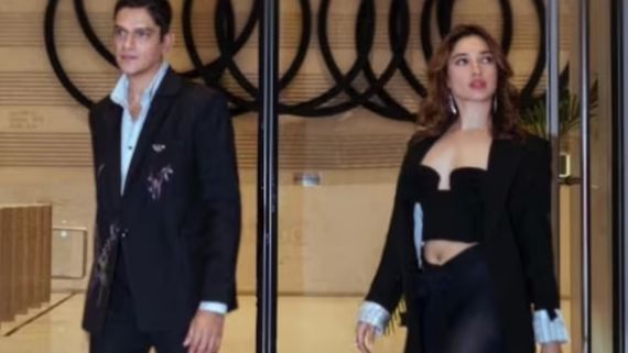 Tamannaah Bhatia Caught On Cam As She Goes On Night Out with Rumored Boyfriend Vijay Varma