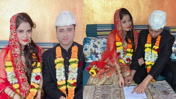 Gandii Baat's Gehana Vasisth, Arrested In P*rn Case, Marries Faizan Ansari. Pics From Nikah Go VIRAL