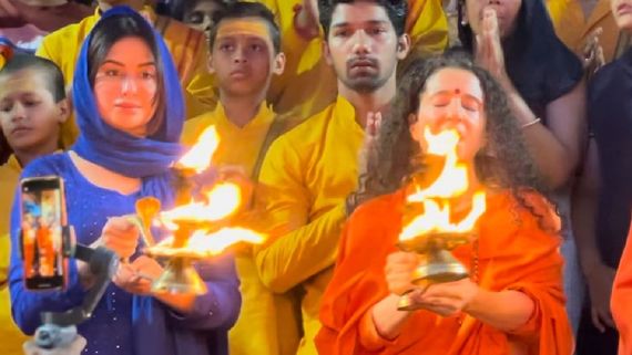 Mahira Sharma Performs Ganga Arti In Rishikesh To Celebrate Success Of Her Punjabi Debut LehmberGinni