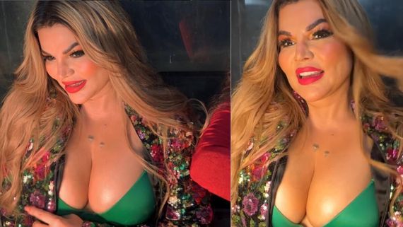 Rakhi Sawant Puts Her BUSTY ASSETS On Display In A RISQUE Plunging BRA; Netizens Call It 'Publicity Ka Drama'