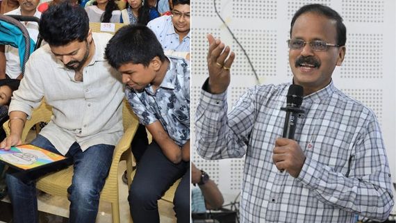 Producer Dhananjayan Advise 'Red Card' Actors To Learn From Vijay; Says 'Leo Producer Sees Vijay As A God'