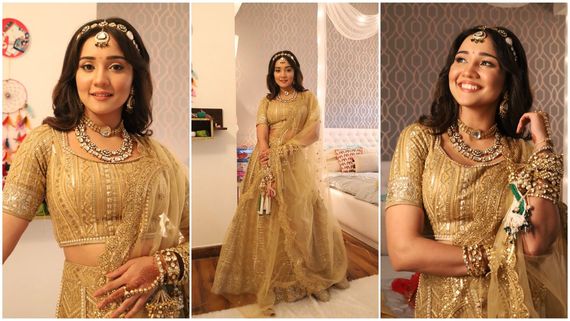 Meet: Ashi Singh Goes Glam With GOLD For Meet’s Upcoming Wedding Sequence, DEETS Out