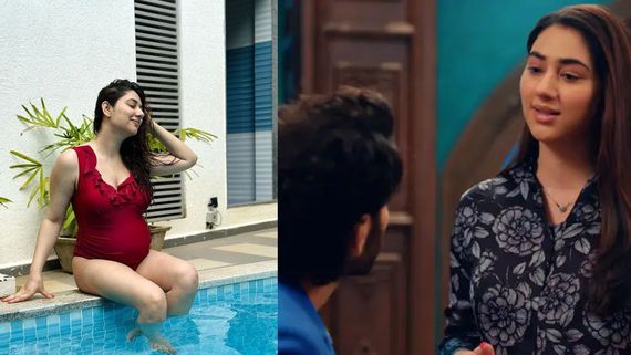 Hamari Sanskari Priya Ese...: Bade Achhe Lagte Hain 3's Disha Parmar Flaunts Baby Bump In Monokini. Fans React