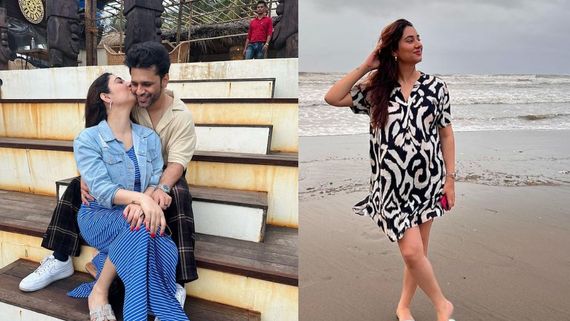 Bade Achhe Lagte Hain 3's Disha Parmar Flaunts Baby Bump As She Kisses Hubby Rahul Vaidya- Goa Babymoon PICS