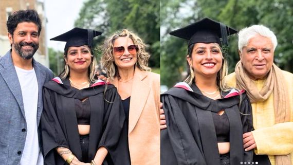 Proud Father Farhan Akhtar Celebrates Daughter's Graduation With Ex-Wife Adhuna; See ICONIC Family Pics 