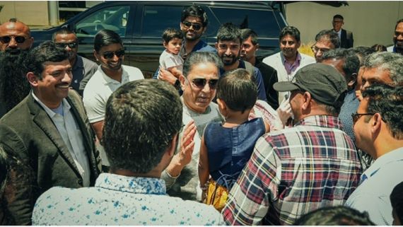Ulaganayagan Kamal Haasan Greets His Fans Ahead Of SDCC Appearance