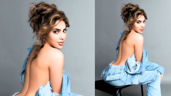HOTNESS ALERT! Nikki Tamboli Goes Braless And Backless In BOLD Denim-On-Denim Look, Fans Go ‘UFFFFFFF'