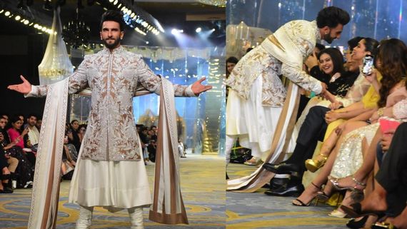 Ranveer’s Special Gesture For Deepika & His Mom At Manish Malhotra Bridal Couture Show Is Sheer Love; WATCH 