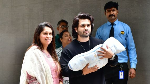 Dipika Kakar & Shoaib Ibrahim Pose With Their Newborn Baby For 1st Time As They Take Their Son Home; See Pics