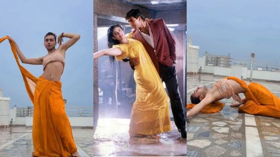 Pani Mein Aag...: Fans REACT To Young Boy's Dance On Raveena Tandon's Tip Tip Barsa Pani In ORANGE SAREE