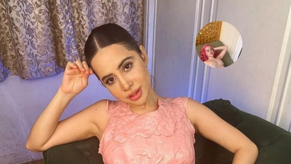 Urfi Javed Channels Inner Barbie As She Covers B**bs With Tiny Top In Pool Video. Netizens Troll Her