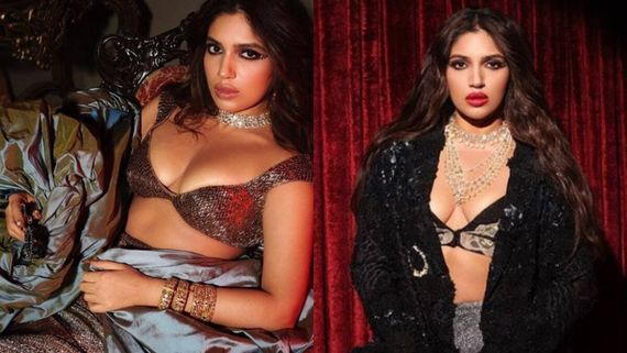 Bhumi Pednekar’s ‘SEXY TRANSFORMATION’ In Deep Plunging Neckline Blouse & Lehenga Takes The Internet By Storm