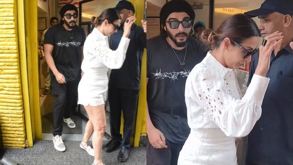 Amid Break-up Rumours, Malaika Arora-Arjun Kapoor Spotted Together Post Lunch Date; Watch VIDEO