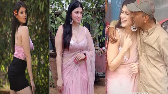 Filmmaker AS Ravi Kumar Kisses Mannara Chopra In Press Meet; Netizens Call It Totally Absurd, Details Inside