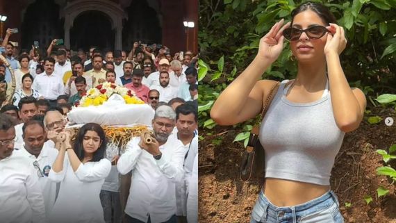 ENT Highlights: Nitin Desai’s Daughter Mansi Carries His Mortal Remains; Suhana Khan’s Glamourous Goa Pics