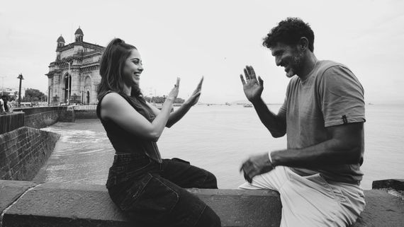 Nushrratt Bharuccha Takes Akelli Co-star Tsahi Halevi For Mumbai Darshan While Promoting The Film