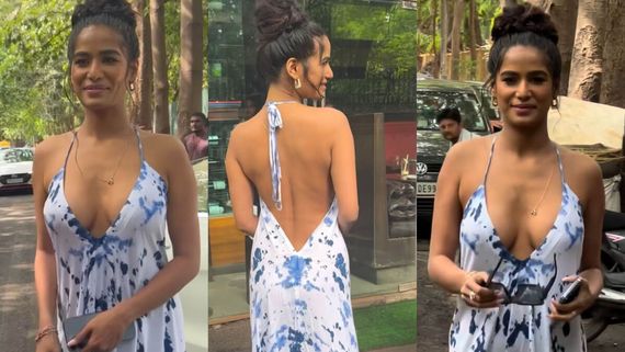 Poonam Pandey Stuns In A DARING Backless Dress With Deep Plunging Neckline; Hot Video Goes Viral