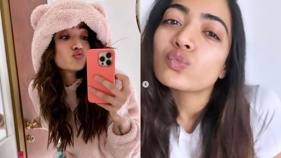 'Srivalli' Rashmika Mandanna Blows The Sweetest Kisses To Her Fans!