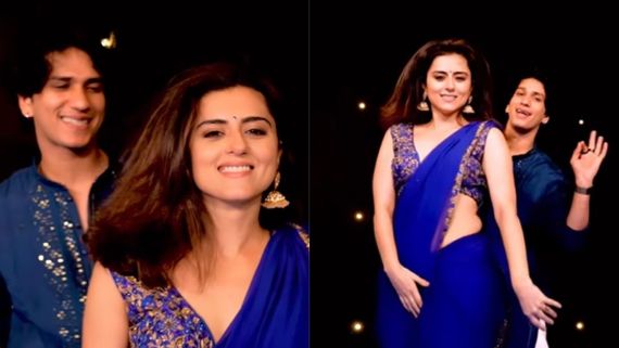 Riddhi Dogra Hops Onto ‘Jhumka' Trend; Takes Away Our Monday Blues In A Blue Saree | WATCH Video