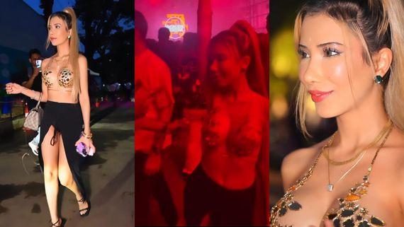 Sakshi Chopra Steps Out In A BOLD Sultry Outfit; Covers Her Assets With Embellishments; See VIRAL VIDEO 