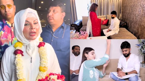 Rakhi Sawant's Foes Sheryln Chopra, Rajshree More Tie Rakhi To Adil Khan, Netizens Call It Mahagathbandhan