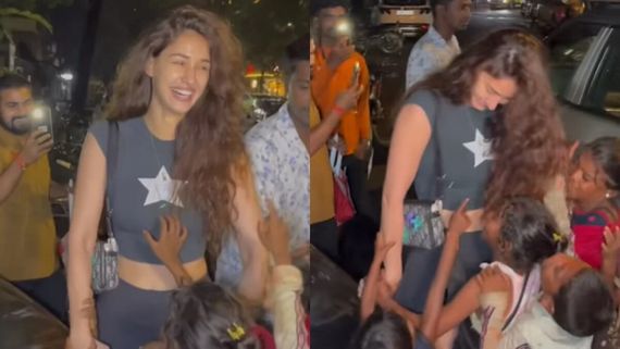 Disha Patani Gets MOBBED By Kids After Her Dinner Outing, Netizens Laud Her Cute Gesture; See VIRAL Video 