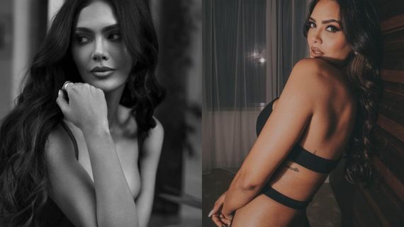Esha Gupta Puts A Racy Display; Flaunts Her Curvaceous Figure In Lavender Bikini Set; See VIRAL PIC Inside